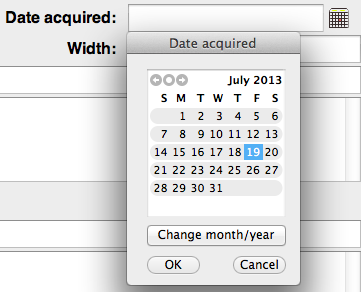 Calendar helper